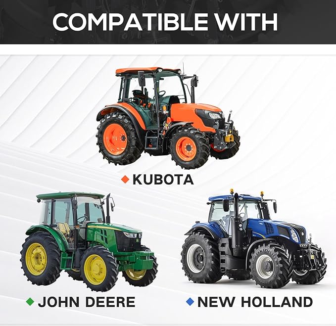 3 Point Trailer Hitch with 2" Receiver for Category 1, 3 Pt Tractor, Heavy Duty Quick Hitch Drawbar Adapter for John Deere,Yanmar, Kioti, Kubota, NorTrac, Cat, BX, LM25H, WLM Tractor (Black)