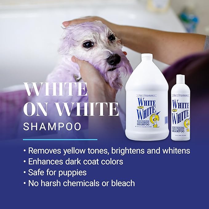 Chris Christensen White on White Whitening Treatment Dog Shampoo (1GAL)