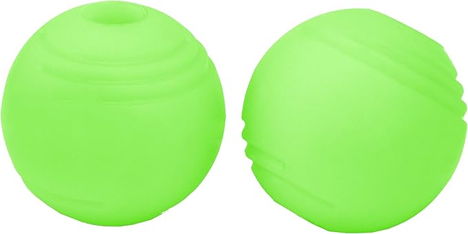 Chew King by Mammoth Set of 2 Glowing Fetch Ball, Durable Bouncy Interactive Toy for Pets & Dogs, Lightweight, 3 Inch, Fits Ball Launcher