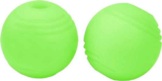Chew King by Mammoth Set of 2 Glowing Fetch Ball, Durable Bouncy Interactive Toy for Pets & Dogs, Lightweight, 3 Inch, Fits Ball Launcher
