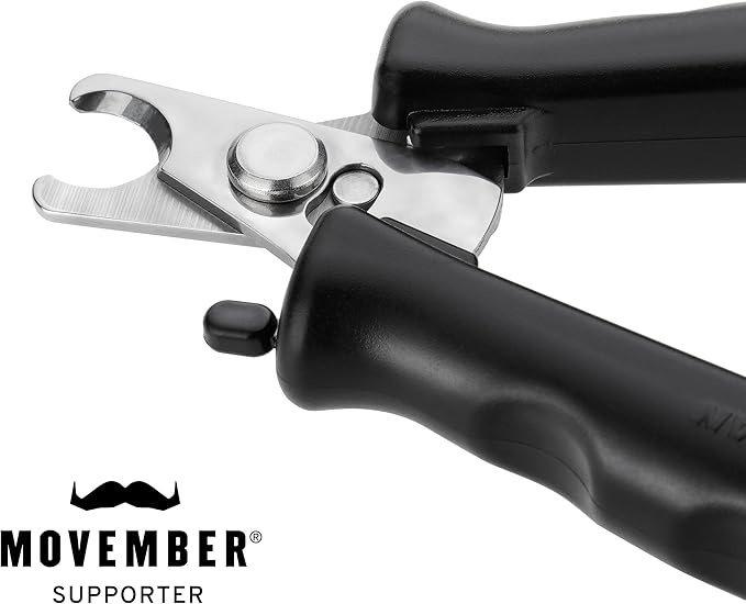 Tweezerman Small Nail Clippers for Dogs & Cats, Manual Professional Dog & Cat Nail Trimmer with Ergonomic Handle