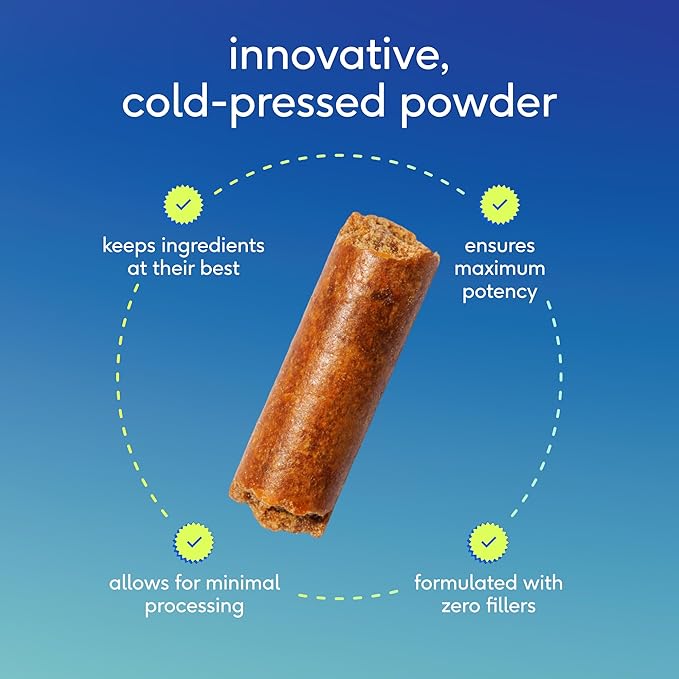 Native Pet GutWell Clean Breath - Dog Breath Freshener & Dog Dental Powder - Teeth Cleaning to Reduce Plaque & Tartar - Promotes Fresh Breath with Targeted Triple-biotic Dental Care Blend - 60 Scoops