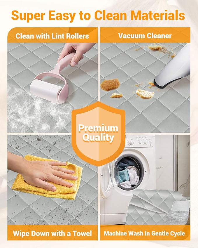 Victoper Dog Car Seat Cover, Heavy Durable Dog Seat Cover for Back Seat, 100% Waterproof Scratch Proof Nonslip Dog Hammock for Car with Side Flap, Pet Back Seat Covers Large 60" W x 64" L