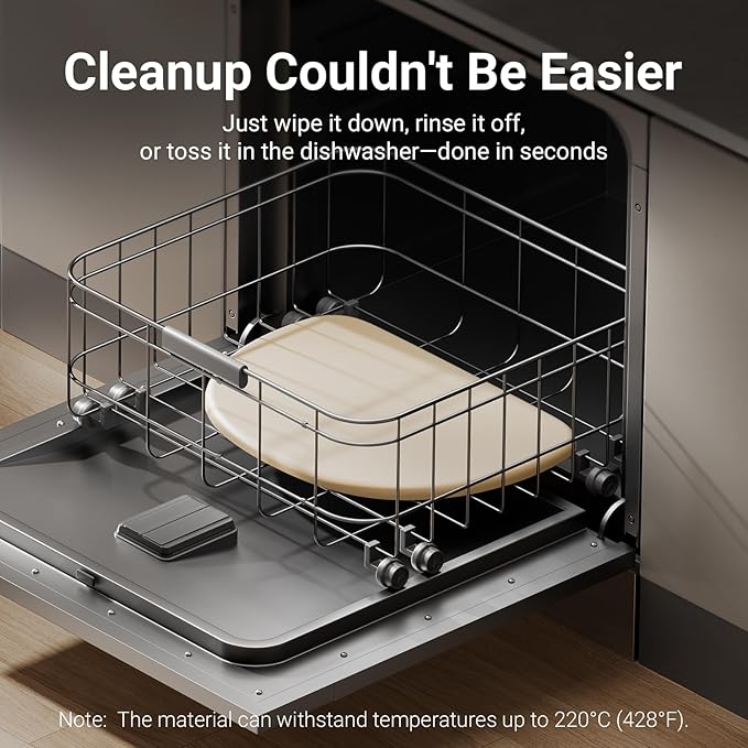 DownyPaws Dog Food Mats for Floors Waterproof, BPA Free Silicone Dog Bowl Mat, Non-Slip Pet Feeding Mat with High Raised Edge, Cat Placemat for Messy Drinkers, 24"×17", Almond