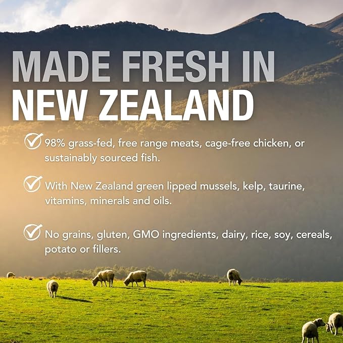 Feline Natural New Zealand Canned Catfood Wet Food, High-Meat, Low-Carb, & Grain Free Cat Food Wet, Chicken Feast, 3 oz, Pack of 24