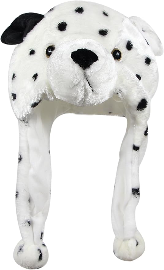 Plush Fun Animal Hats One Size Cap Polyester With Fleece Lining