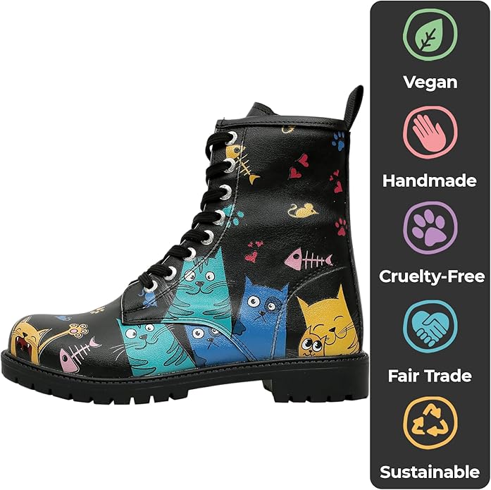 DOGO Long Boots for Women – Vegan Leather and Unique Design Womens Winter Boots, Comfortable and Stylish Womens Boots