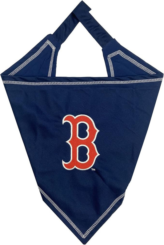 Pets First MLB Boston RED SOX TIE Bandana, Small/Medium. Dog Bandana Scarf Bib for Pet Cat Dog. The Ultimate Game-Day, Party Bandanna, Birthday Event