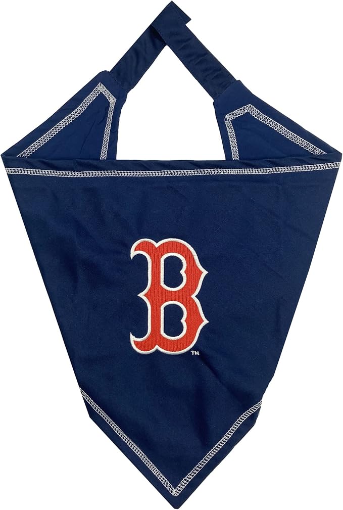Pets First MLB Boston RED SOX TIE Bandana, Large/X-Large. Dog Bandana Scarf Bib for Pet Cat Dog. The Ultimate Game-Day, Party Bandanna, Birthday Event