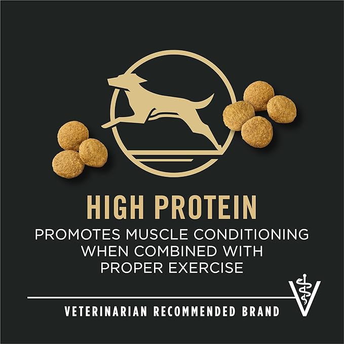 Purina Pro Plan High Protein, Digestive Health Large Breed Dog Food Dry, Chicken and Rice Formula - 18 lb. Bag