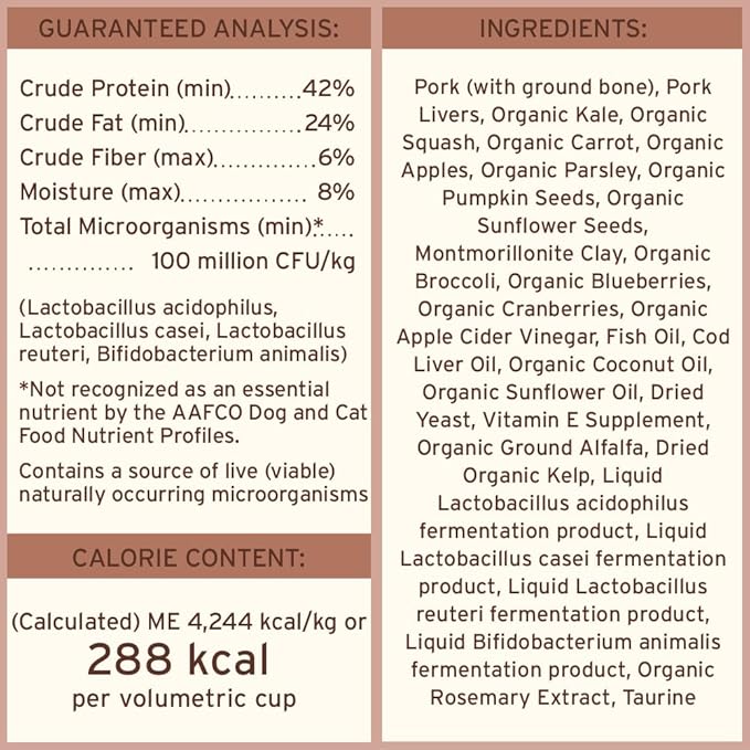 Primal Freeze Dried Dog Food, Pronto Mini Nuggets, Pork; Scoop & Serve, Complete & Balanced Meal; Also Use As Topper or Treat; Premium, Healthy, Grain Free, High Protein Raw Dog Food (7 oz)