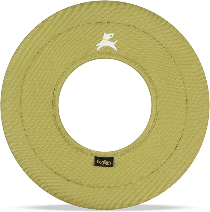 OllyDog Super Flyer Dog Frisbee Toy, 11" – Durable, Lightweight & Water-Resistant Flying Disc – Soft on Teeth & Gums – Floats on Water – Outdoor Fetch Toy for Medium & Large Dogs (Alchemy)