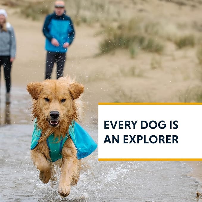 Ruffwear, Sun Shower Dog Raincoat, All-Weather Jacket, Waterproof, Windproof & Lightweight, Earth Brown, X-Large