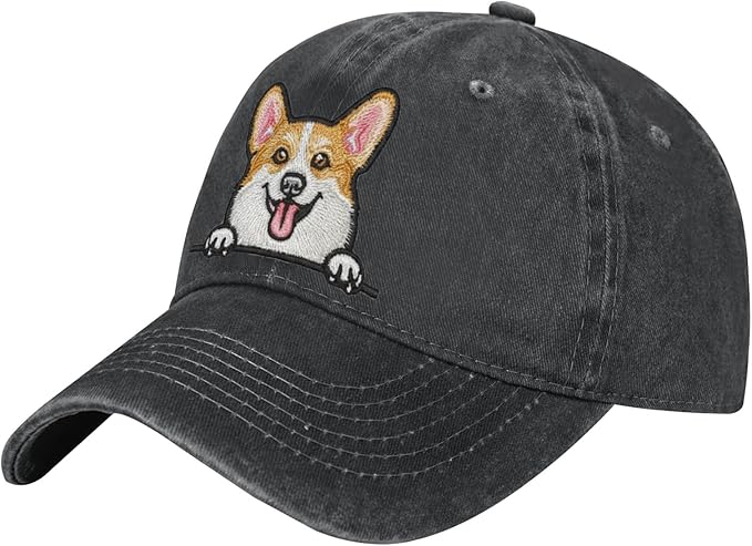 Dog Lover Gifts, Cooorgi Embroidered Dog Baseball Hats for Men Women