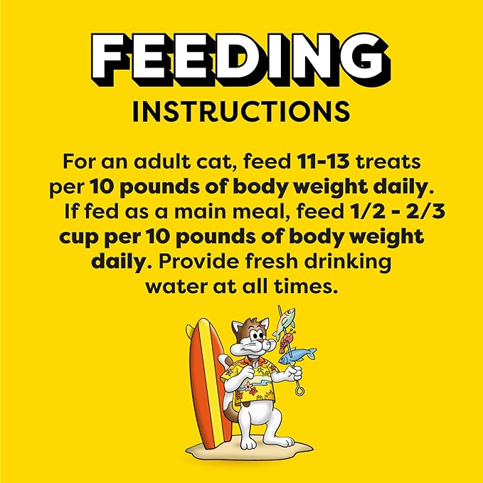 Temptations MixUps Surfer's Delight Flavor Crunchy and Soft Cat Treats, 16 oz. Tub