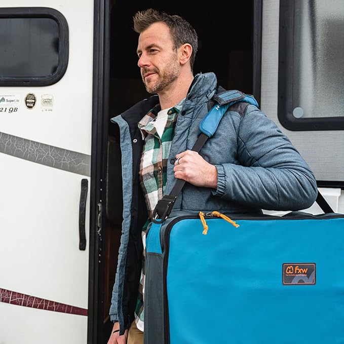 FXW Specialized Dog Playpen Storage Bag (Not Suitable for Other Brands), Designed for RV Trips, Fits 40" H 8 Panels and 9 Stakes│Patented