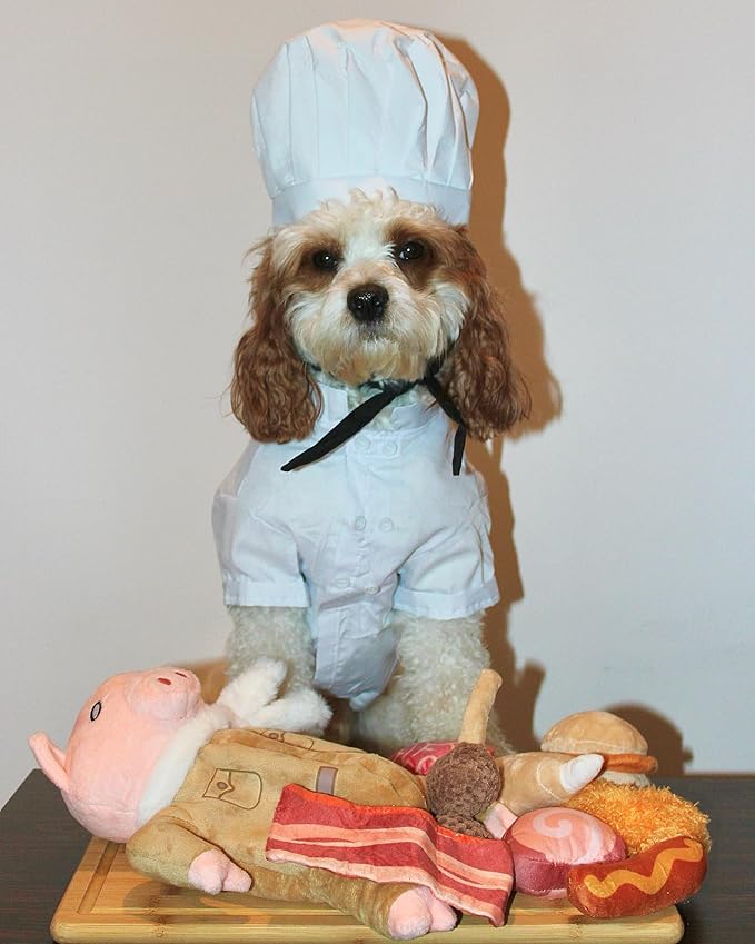 Nocciola Stuffed Pig Dog Toys: Funny Squeaky Crinkle Dog Chew Toys for Small Medium Breed, Plush Puzzle Cognitive Training Pet Enrichment Supplies, Burrow Hide Seek Mental Stimulation Anxiety Relief