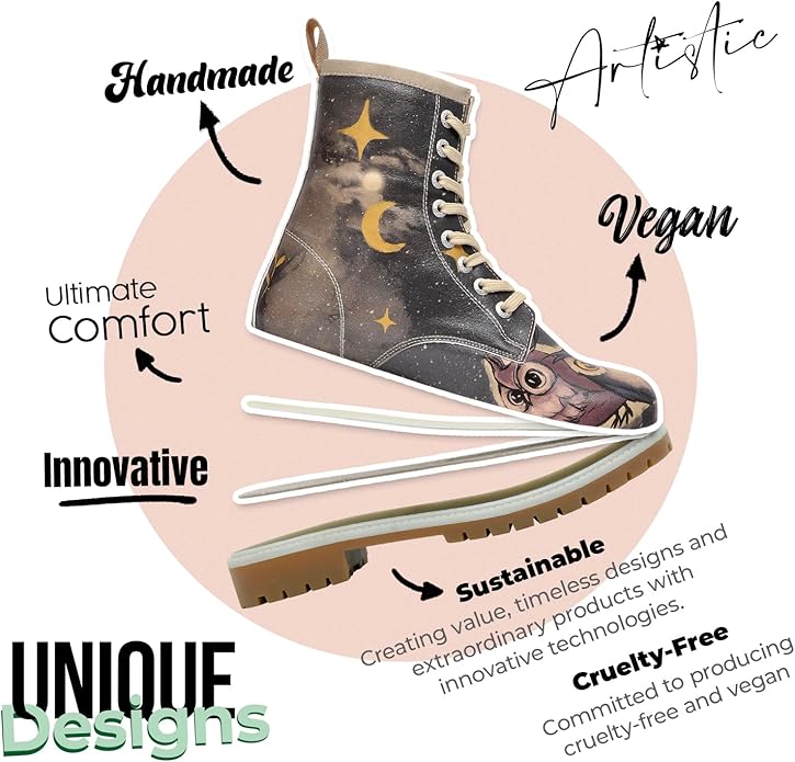 DOGO Long Boots for Women – Vegan Leather and Unique Design Womens Winter Boots, Comfortable and Stylish Womens Boots