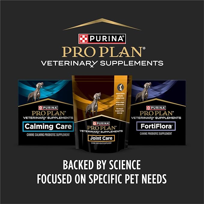 Purina Pro Plan Veterinary Supplements FortiFlora Probiotics for Dogs Chewable Tablets for Digestive Gut Health and Diarrhea - 90 ct. Canister