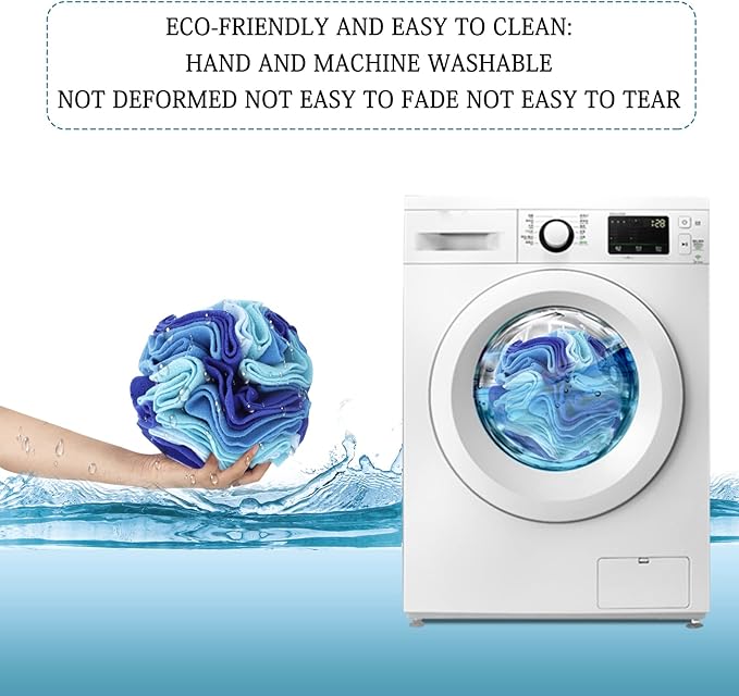 WishLotus Dog Snuffle Ball, Interactive Dogs Toys Ball, Dog Brain Stimulating Puzzle Toys for Dogs, Enrichment Game Feeding Mat Slow Feeder Stress Relief(Blue)