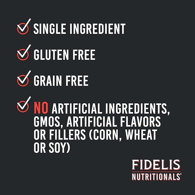 FIDELIS Freeze Dried Raw Dog Food with Superfoods for All Dog Breeds (32 oz) - Raw Beef Liver, Single Ingredient, Grain-Free, Gluten-Free (4 oz)