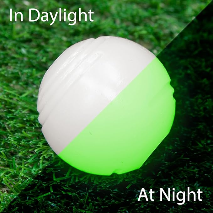 Chew King by Mammoth Glowing Fetch Ball, Dog Ball Toys, 2.5" Combo