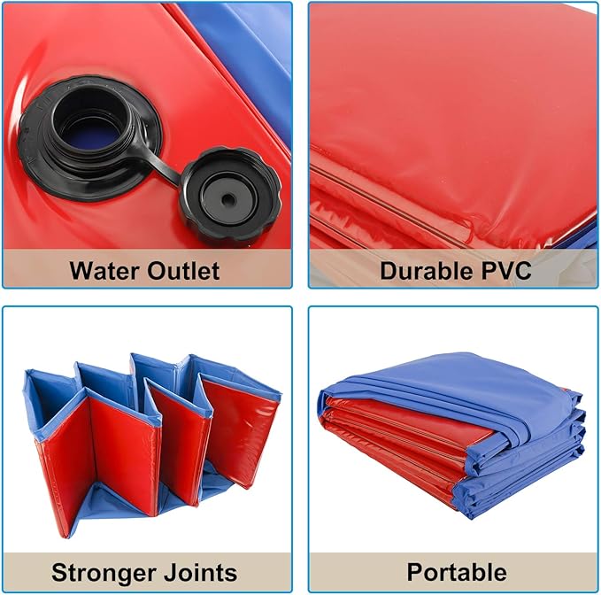 Artilife Foldable Dog Bath Pool - Portable Whelping Box for Puppies (32" Dia.x12" H(80x30cm))