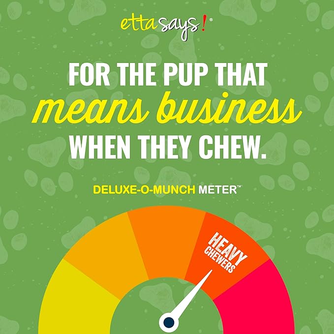 etta says! Deluxe Crunchy Dog Chews 7” Variety - All Natural, Long-Lasting Chews - Made in the USA (12 Count Pack of 1)
