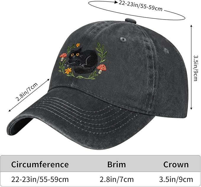 DEKIFNHG Explorer Mountain Baseball Cap for Men Women, Funny Adjustable Cotton Embroidered Dad Hat