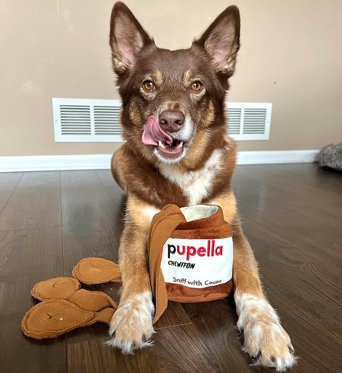 CHEWFFON Dog Puzzle Toy, Interactive Dog Enrichment Toy, Snuffle & Crinkle Hide and Seek Toy, Boredom Stimulating, for Small Medium Large Dogs