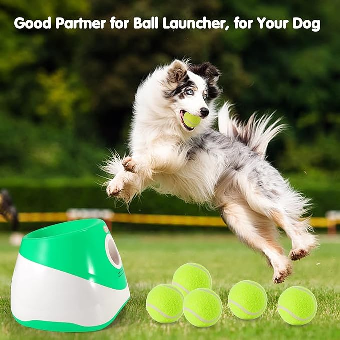 6 Pack Mini Tennis Balls for Pet Playing Fecth, 2 inch Dogs Training Tennis Balls for Small Size Dogs, Interactive Dog Playing Balls Fits 2 inch Dog Ball Launchers…