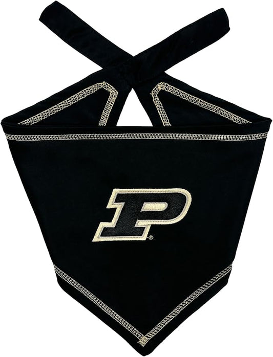 Pets First NCAA Purdue Boilermakers TIE Bandana, Size Large/X-Large. Dog Bandana Scarf Bib for Pet Cat Dog. The Ultimate Game-Day, Party Bandana