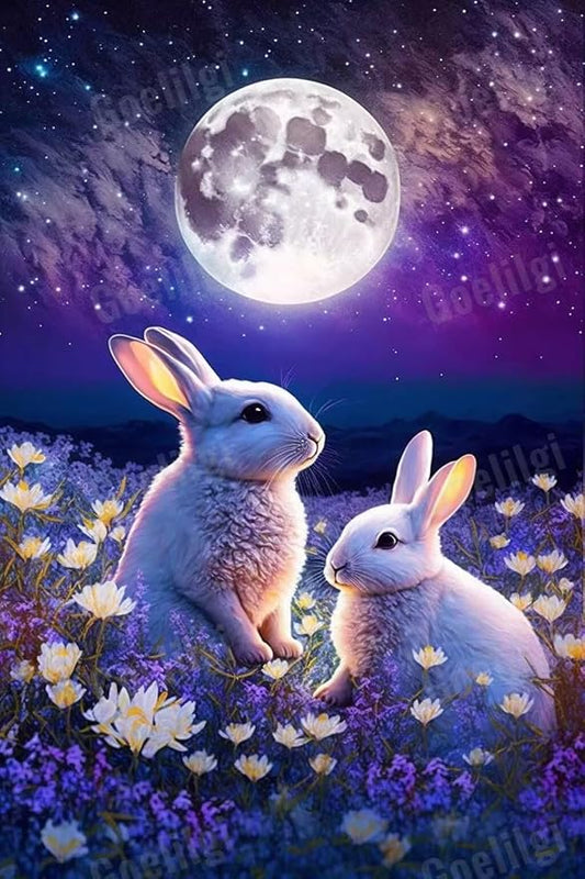 35 Piece Puzzle for Adults and Seniors - Romantic Purple Flower Field Rounded Corner Wooden Puzzle - Fun Wall Art - Unique Gift - Great Gift for Puzzle Lovers