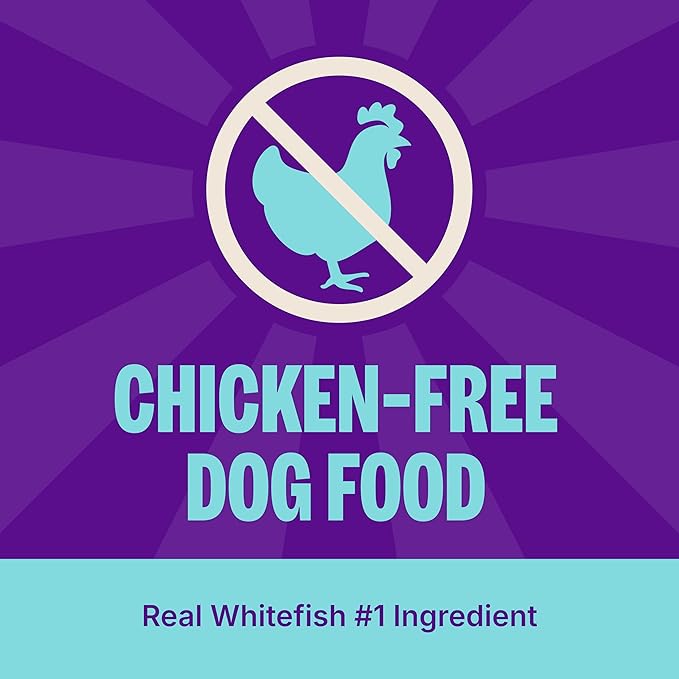 Wellness Complete Health Dry Dog Food with Grains, Natural Ingredients, Made in USA with Real Meat, All Breeds, For Adult Dogs (Whitefish & Sweet Potato, 15-Pound Bag)