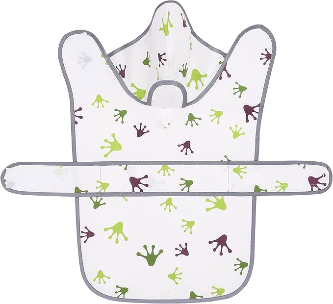 Dog Raincoat for Medium Dogs Waterproof Hooded Rain Jacket with Reflective Strips Leash Hole & Poncho Adjustable Fit (FrogPaw,M)