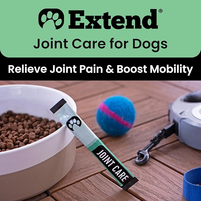Extend Joint Care for Dogs - Hip and Joint Supplement Powder - Glucosamine for Dogs - Joint Pain Relief - MSM - Mobility & Flexibility Support - Advanced Joint Health - Made in USA