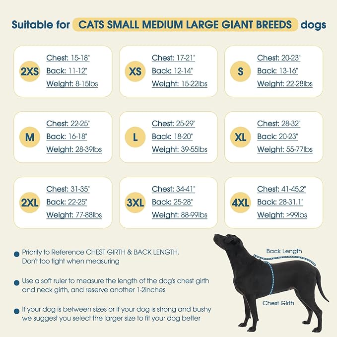 ROZKITCH Thick Dog Sweatshirts for Large Dogs, Pet Windproof Warm Cold Weather Jacket Vest Cozy Jumpsuit Apparel Outfit Clothes for Walking Hiking Travel Sleep Brown 3XL