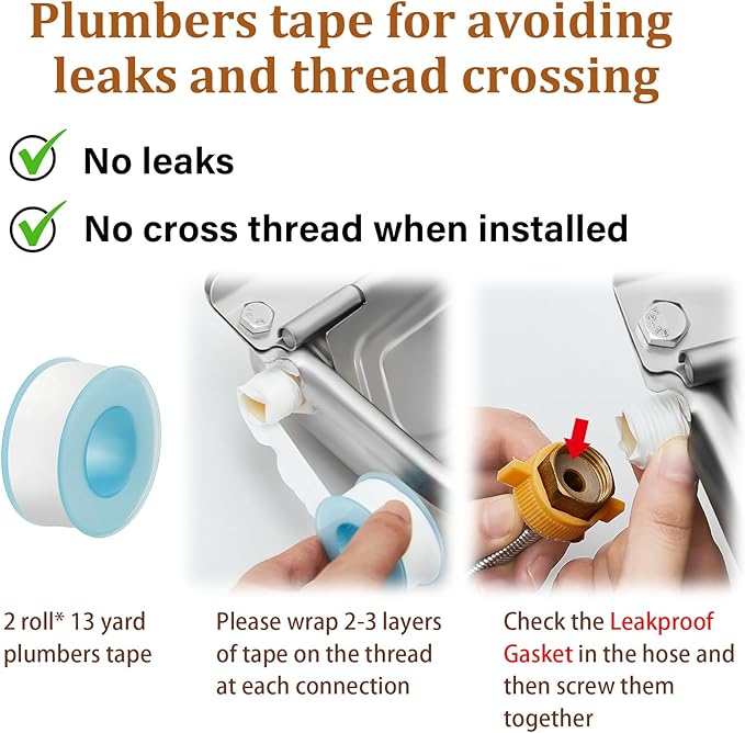 Tessco 4 Sets 4L/135oz Automatic Animal Drinking Water Trough Bowl with Float Valve Stainless Steel Waterer Kit for Dog Horse with Pipe Connector Adapter Countersunk Bolt (with Drainage Hole)