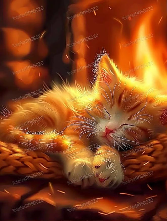 1000 Piece Puzzles - Sleeping Orange Cat - Fun Family 1000 Piece Jigsaw Puzzle, 20 X 30 Inch, Recyclable Wooden Puzzle Pieces, Favorite Room Decor Or Gifts