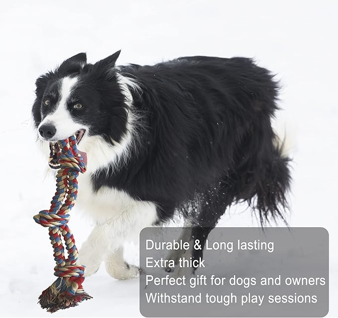 Jalousie 14 Pack Puppy Chew Dog Rope Toy Assortment for Small Medium Large Breeds