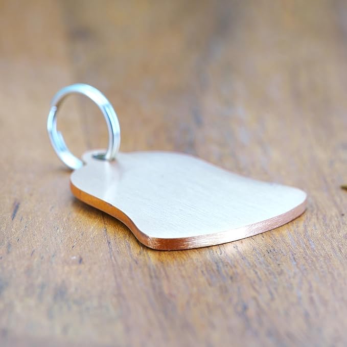 Ultra Joys Cat ID Tag Personalized Pet Tags, Durable Stainless Steel Small Pet Mini Dog Cat Tag Lightweight - Bell Tag in Rose Gold