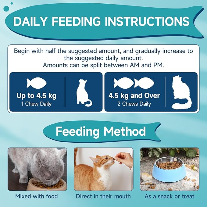 Flea Treatment for Cats, 200 Treats Flea and Tick Prevention for Cats Chewables, Natural Cat Flea and Tick Treatment Chews Daily Oral Flea Supplement, Kitten Cat Flea Treatment, Chicken Flavor