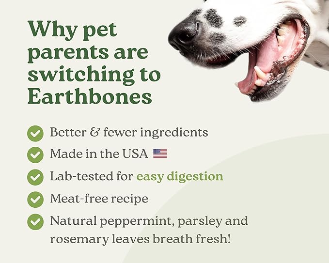 Earthbones Dental for Medium Dogs, 90ct (3pk)
