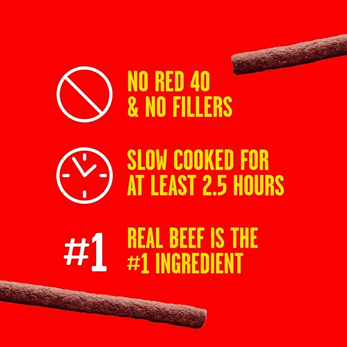 Pup-Peroni Dog Treats, Original Beef Flavor, 5.6 Ounce (Pack of 8), Made with Real Beef