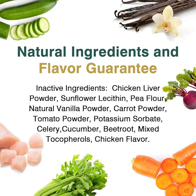 Dog Flea and Tick Treatment Chewable Probiotics Chewables for Dogs Probiotic Digestive Gut Health Natural Flea and Tick Prevention Chews Pet Probiotics for Dogs Chewable Chews Puppy Probiotic 2 in 1