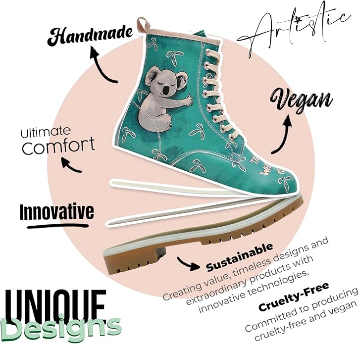 DOGO Long Boots for Women – Vegan Leather and Unique Design Womens Winter Boots, Comfortable and Stylish Womens Boots