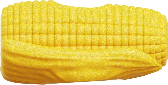 Interactive Dog Toys for Aggressive Chewers, Dog Toy to Keep Them Busy, Corn-Shaped Durable Dog Chew Toys for Large & Medium Breeds, Frozen Treat Holder for Anxiety Relief & Dental Care