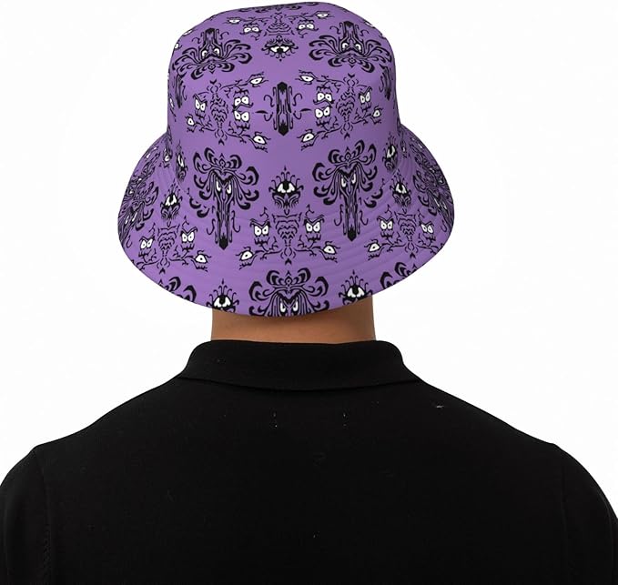 Psychedelic Bucket Hat Fisherman Cap for Women Men, Trippy Art Casual Travel Beach Sun Hats for Summer