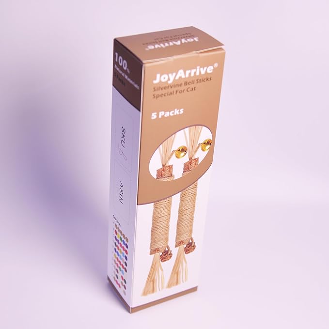 Natural Dried Matatabi Cat Chew Stick with Gall Fruit, Raffia Grass & Bell Cat Ball Toys, Handmade Silvervine Sticks Interactive Catnip Toys for Teething & Entertainment (Size L Color A)