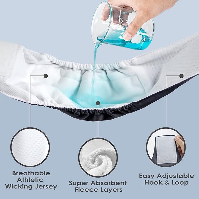 wegreeco Washable Male Dog Belly Band (Stylish Pattern)- Pack of 3 - Washable Male Dog Belly Wrap, Dog Diapers Male (Black, Charcoal, Navy, XX-Large)